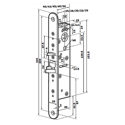 ABLOY EL402 F/UN Electric Lock