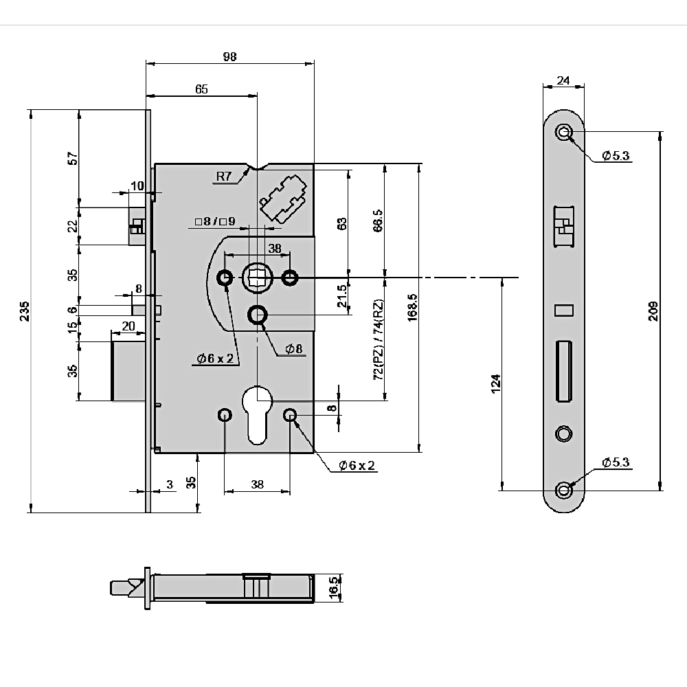 ABLOY EL561 DIN Electric Lock