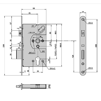 ABLOY EL561 DIN Electric Lock