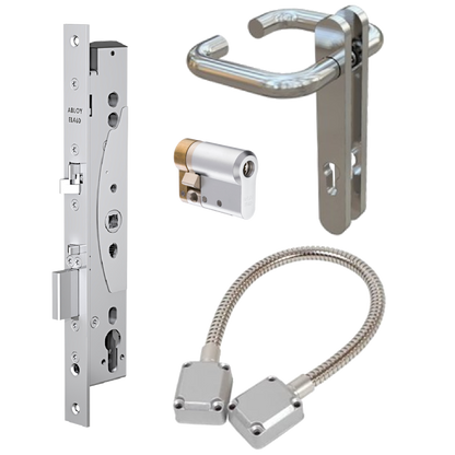 ABLOY EL460 Narrow Stile DIN Electric Lock EN179 Compliant Package 3E