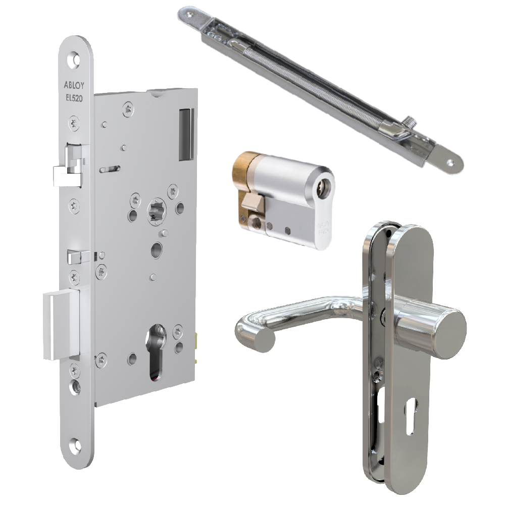 ABLOY EL520 DIN Electric Lock EN179 Compliant Package 5E