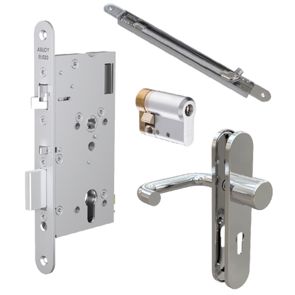 ABLOY EL520 DIN Electric Lock EN179 Compliant Package 5E