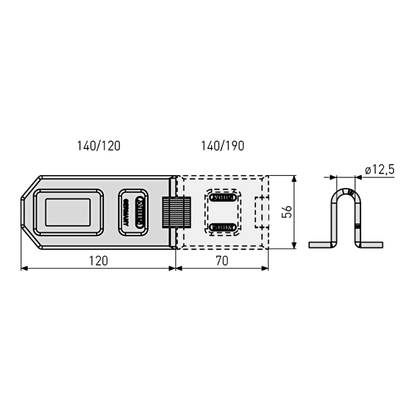 ABUS 140 Series Hasp & Staple