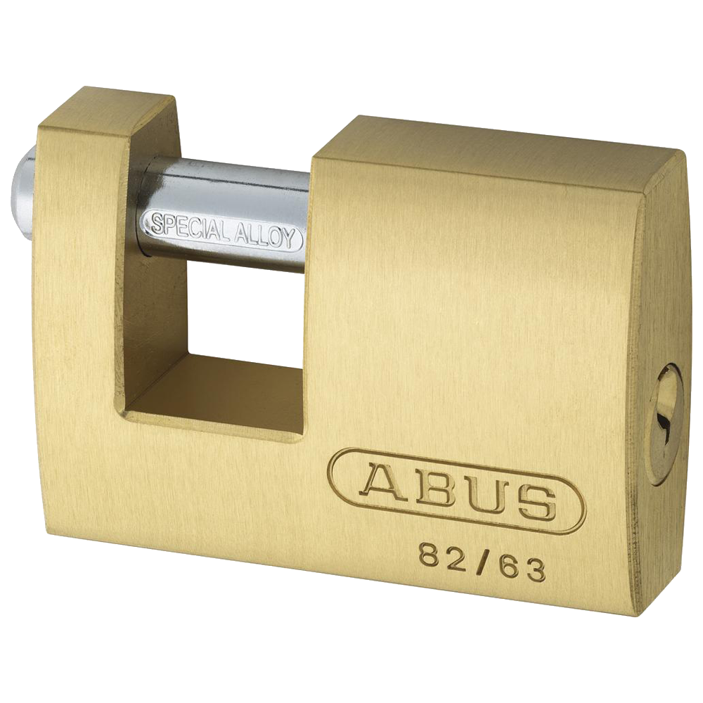 ABUS 82 Series Brass Sliding Shackle Shutter Padlock