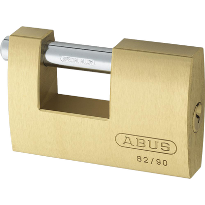 ABUS 82 Series Brass Sliding Shackle Shutter Padlock