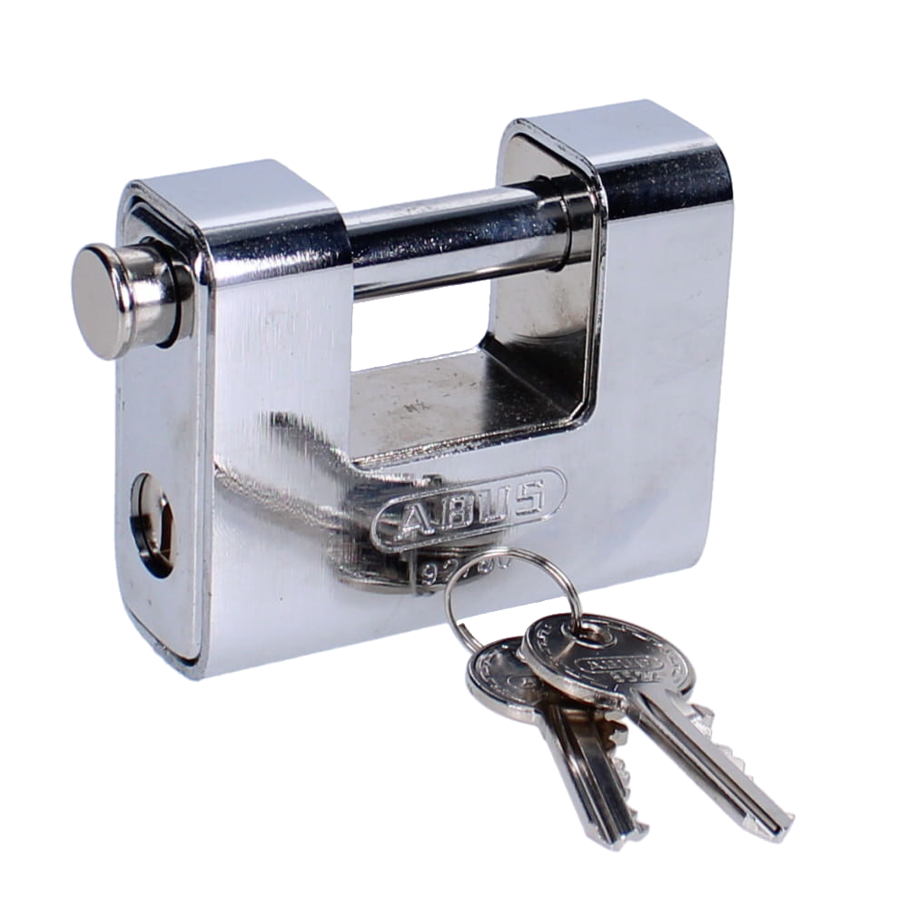 ABUS 92 Series Steel Clad Brass Sliding Shackle Shutter Padlock