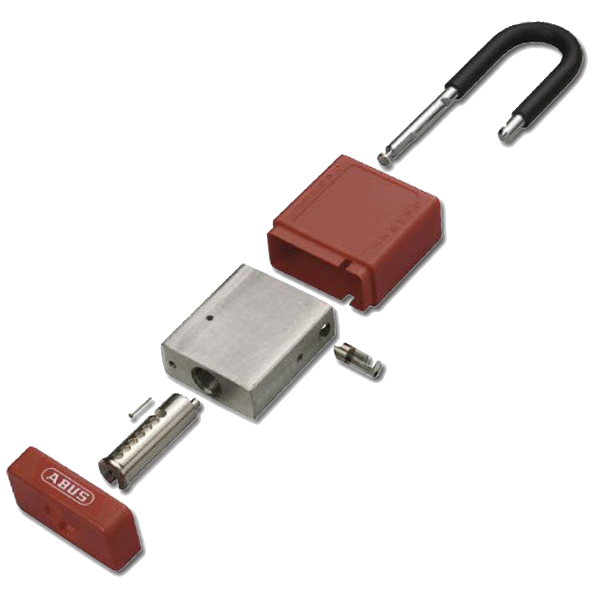 ABUS 74 Series Lock Out Tag Out Coloured Aluminium Padlock