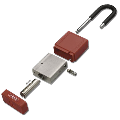 ABUS 74 Series Lock Out Tag Out Coloured Aluminium Padlock