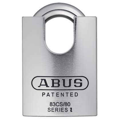 ABUS 83CS/80 Series CEN6 Steel Closed Shackle Padlock Without Cylinder