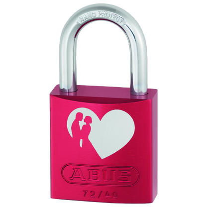 ABUS 72/40 Red Love Locks Padlocks