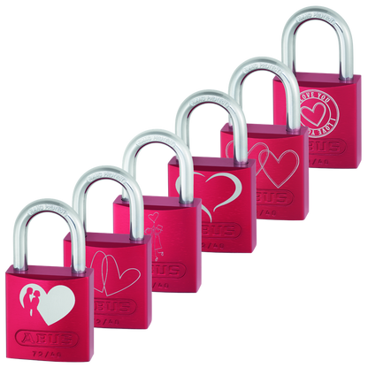 ABUS 72/40 Red Love Locks Padlocks