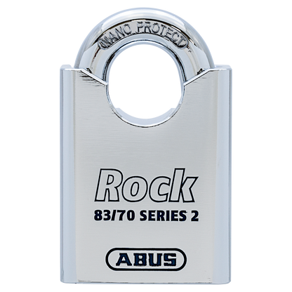 ABUS 83CS/70 Rock Series 2 Closed Shackle Steel Padlock Body Only Without Cylinder