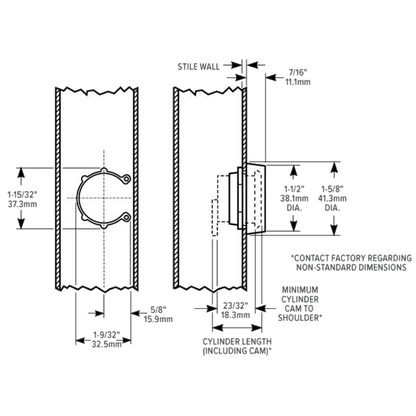 ADAMS RITE DC51-V Variable Spring Transom Closer