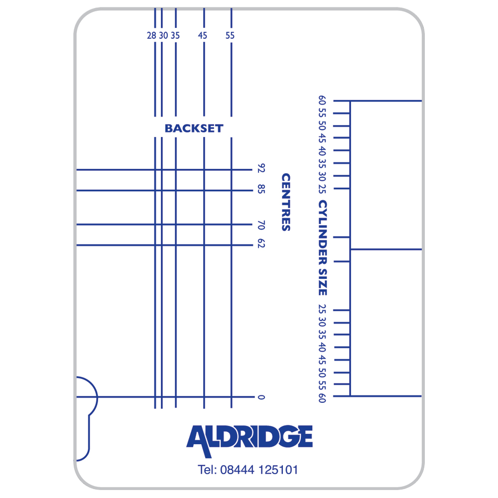 ALDRIDGE Multipoint Lock & Cylinder Gauge