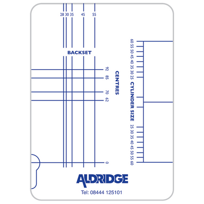 ALDRIDGE Multipoint Lock & Cylinder Gauge