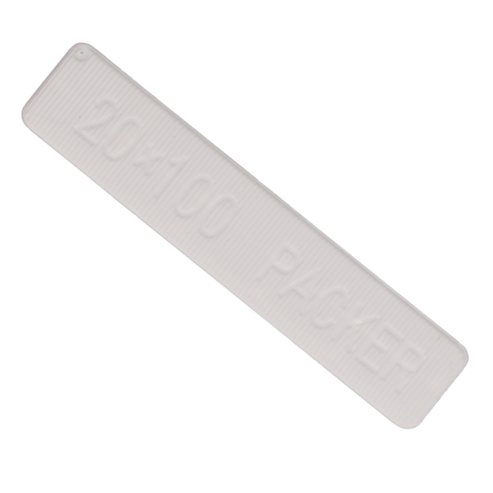 ALDRIDGE Flat Glazing Packers 100mm Length x 20mm Width (1000 PACK)