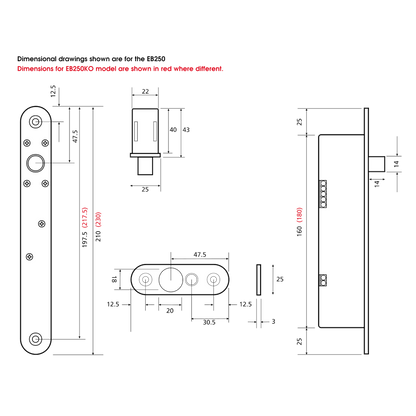 ALPRO EB250 12V/24V DC Monitored Solenoid Bolt SS