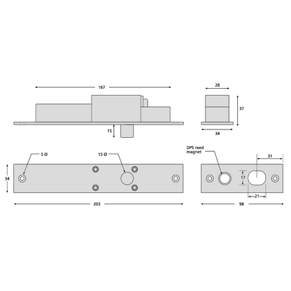 ALPRO EB1001 Solenoid Bolt