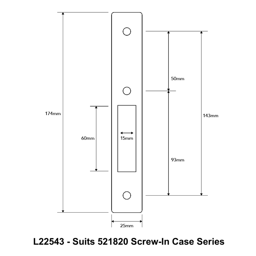 ALPRO Hookbolt Faceplate Flat