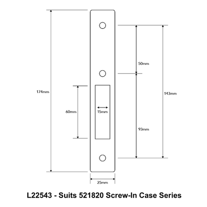 ALPRO Hookbolt Faceplate Flat