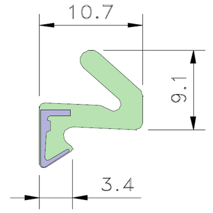 AQUAMAC 21 Draught Strip Seal