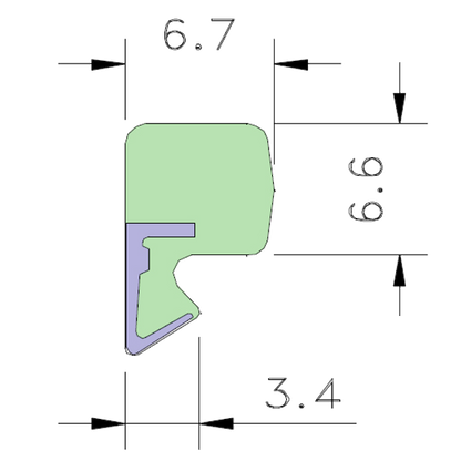 AQUAMAC 63 Draught Strip Seal