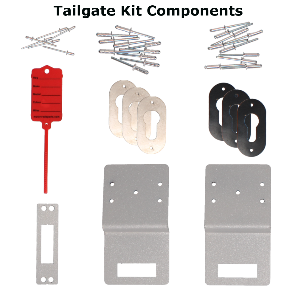 ARMAPLATE Van Hook Lock Cargo Area Kit To Suit Ford Custom From 2012 Onwards