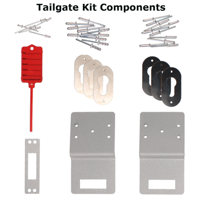 ARMAPLATE Van Hook Lock Cargo Area Kit To Suit Ford Custom From 2012 Onwards