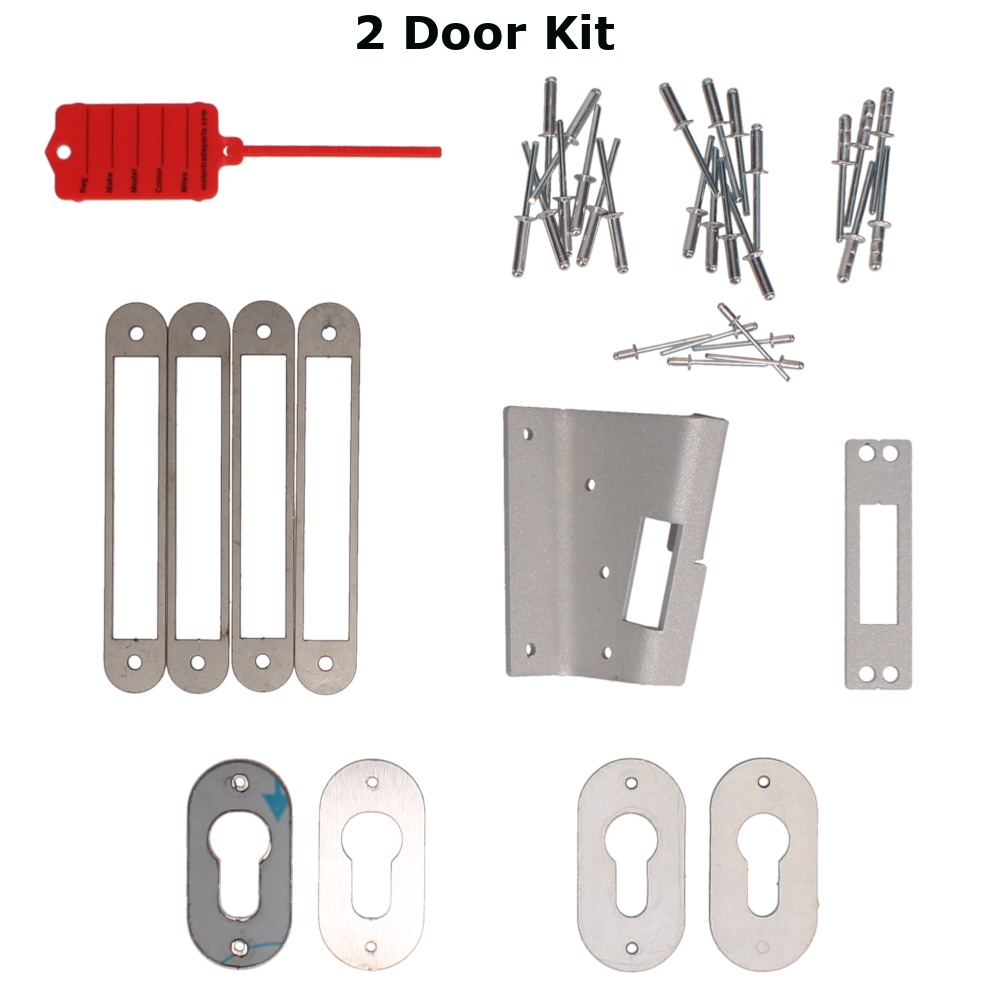 ARMAPLATE Van Hook Lock Cargo Area Kit To Suit Berlingo, Partner, Combo & ProAce City from 2019 Onwards