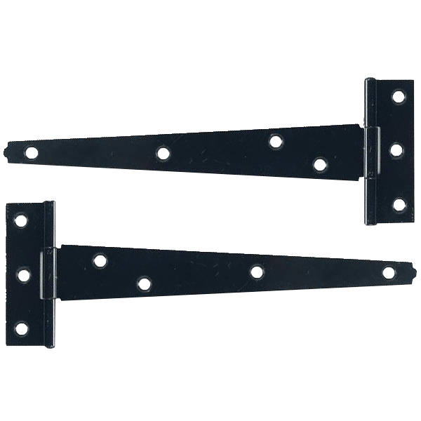 ASEC Light Tee Hinge 150mm Pair - Black