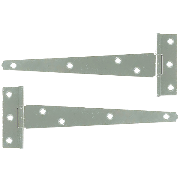 ASEC Light Tee Hinge 150mm Pair - Zinc Plated