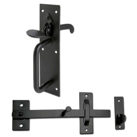 ASEC Heavy Duty Suffolk Latch Black