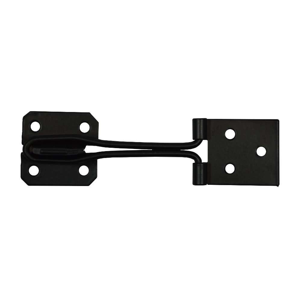 ASEC Wire Hasp & Staple 100mm - Black