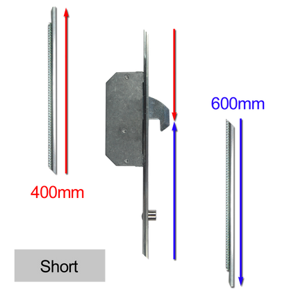 ASEC Modular Repair Lock Locking Point Extensions (UPVC Door) - 2 Hook & 2 Roller Short