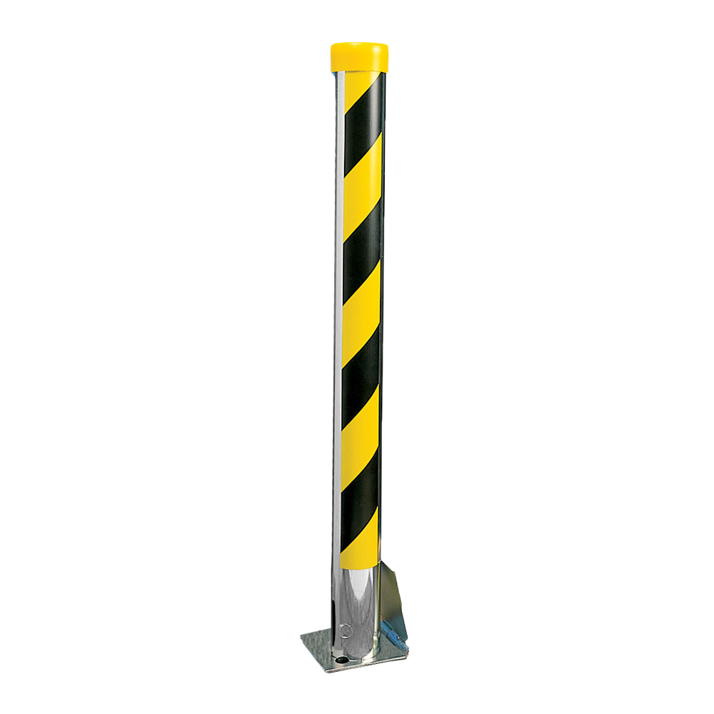 ASEC Round Removable 730mm High Parking Post Removable - Zinc Plated