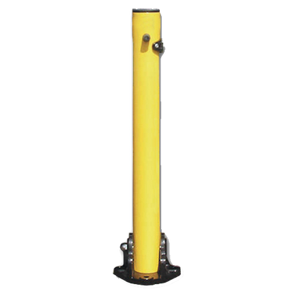 ASEC Yellow Fold Down 620mm High Parking Post Fold Down