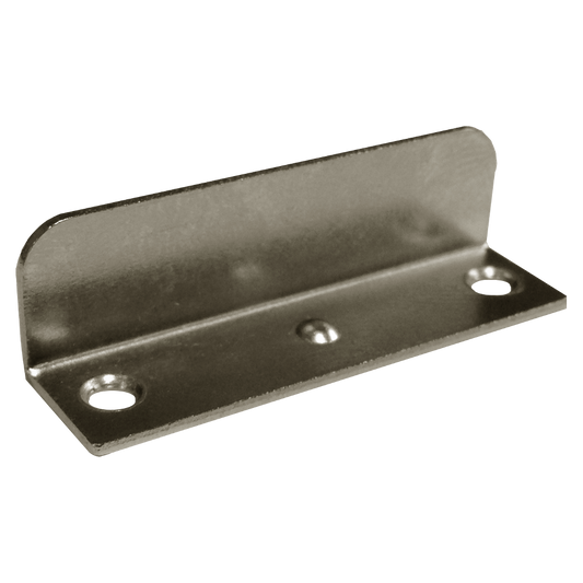 ASEC Furniture Lock Strike Plate Silver