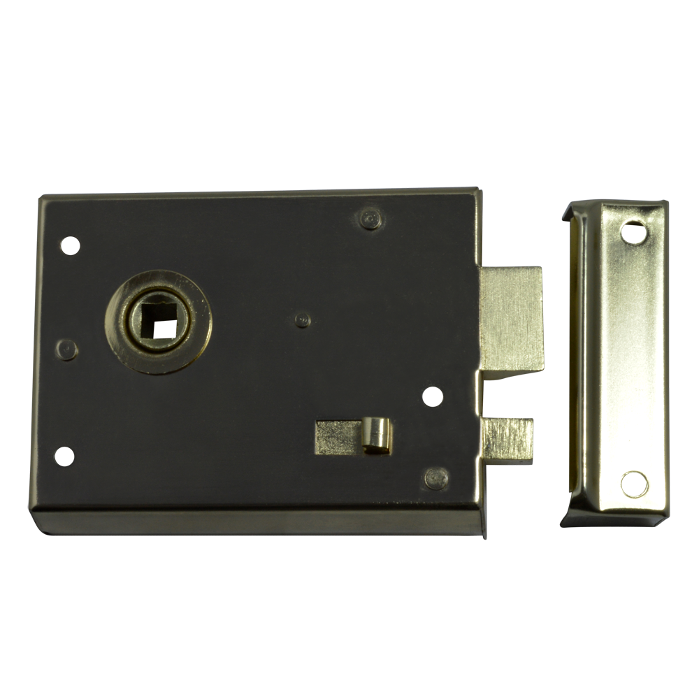 ASEC Rim Latch & Snib - 100mm Brass - Polished Brass