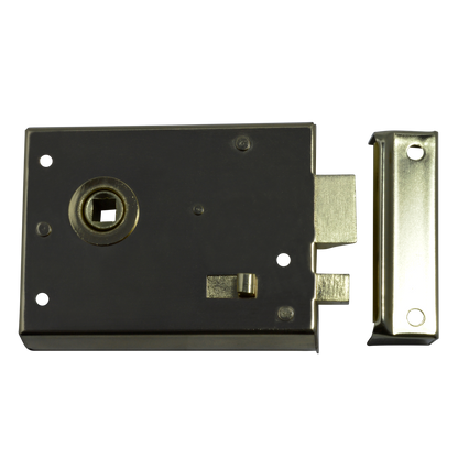 ASEC Rim Latch & Snib - 100mm Brass - Polished Brass