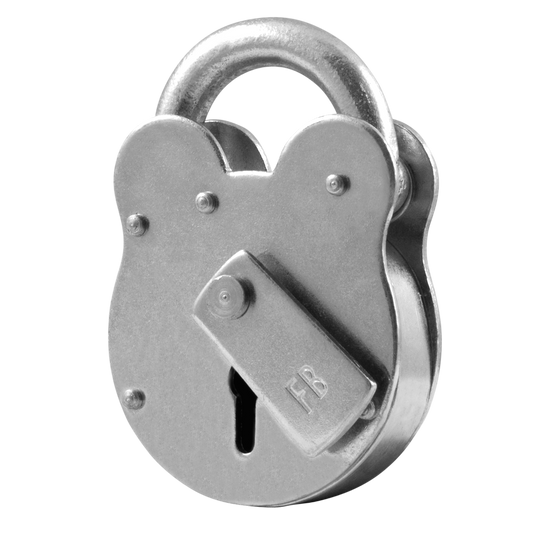 ASEC FB1 2 Lever Old English Padlock FB1 - Zinc Plated