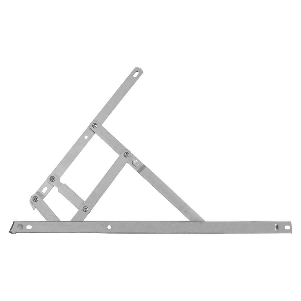 ASEC Easy Clean Side Hung Egress Friction Hinge - 17mm 400mm 16 Inch x 17mm - Stainless Steel