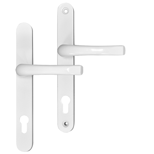 ASEC Lever UPVC Furniture To Suit Roto - 230mm Backplate White