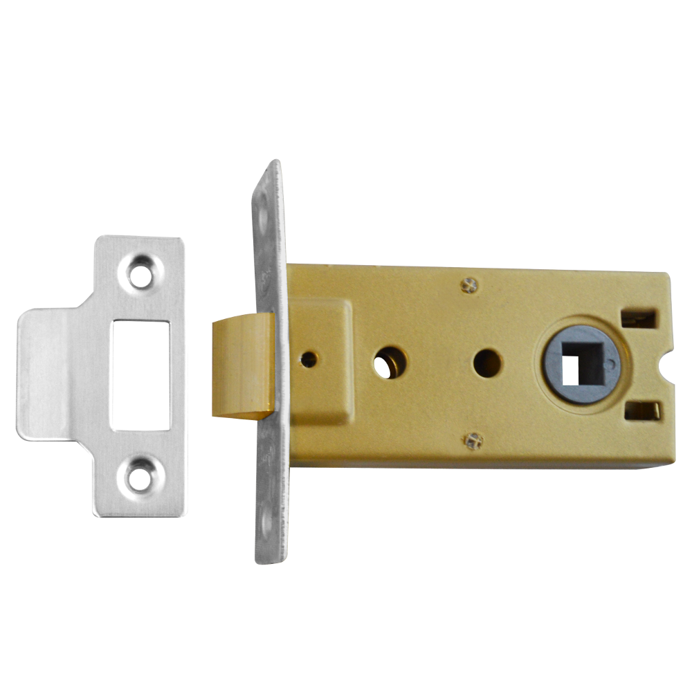 ASEC Flat Pattern Mortice Latch 76mm Pro Discontinued mnf - Nickel Plated