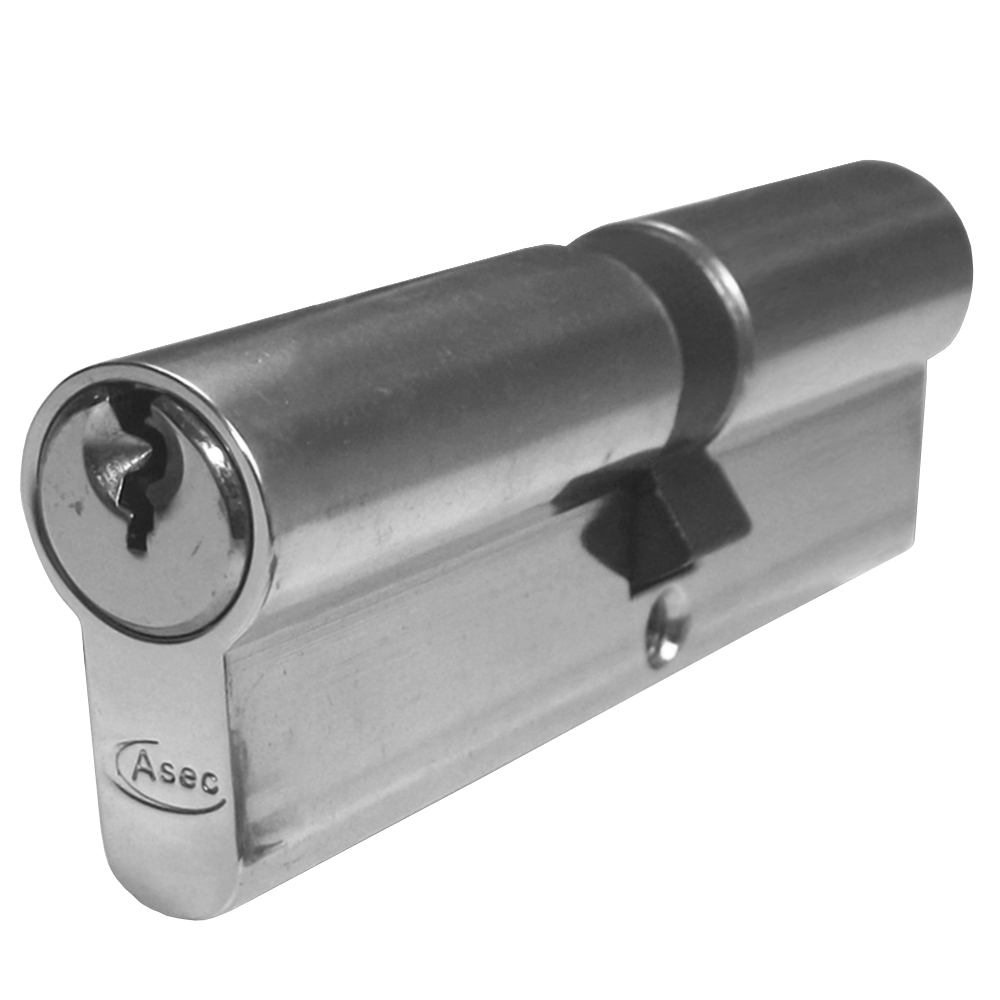 ASEC 6-Pin Euro Double Cylinder 70mm 35/35 30/10/30 Keyed To Differ Pro - Nickel Plated