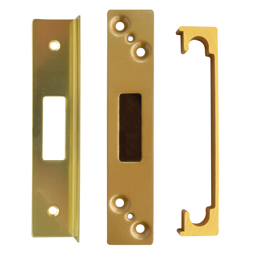 ASEC Rebate To Suit Asec Deadlocks 13mm - Polished Brass