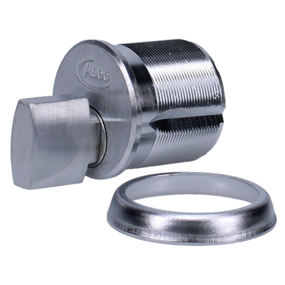 ASEC Thumbturn Screw-In Cylinder Thumbturn Pro - Satin Chrome