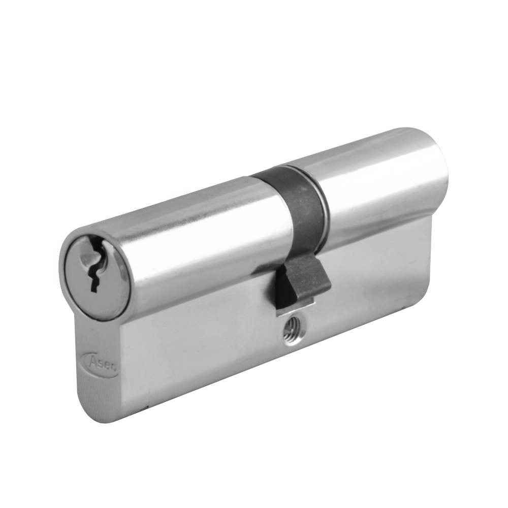 ASEC 5-Pin Euro Double Cylinder 60mm 30/30 25/10/25 Keyed To Differ Pro - Nickel Plated