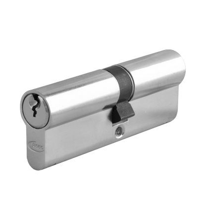 ASEC 5-Pin Euro Double Cylinder 80mm 40/40 35/10/35 Keyed To Differ Pro - Nickel Plated