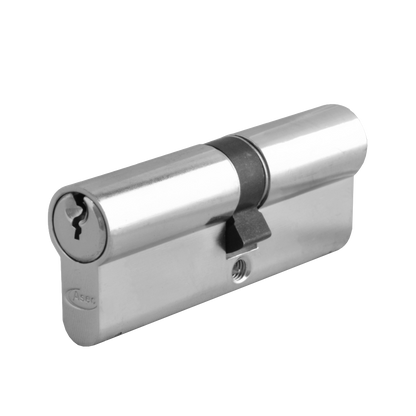 ASEC 5-Pin Euro Double Cylinder 95mm 40/55 35/10/50 Keyed To Differ Pro - Nickel Plated