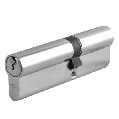 ASEC 5-Pin Euro Double Cylinder 100mm 40/60 35/10/55 Keyed To Differ Pro - Nickel Plated